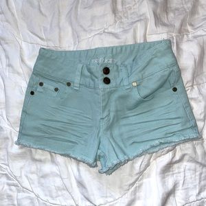 Refuge sky blue low waisted shorts 💙